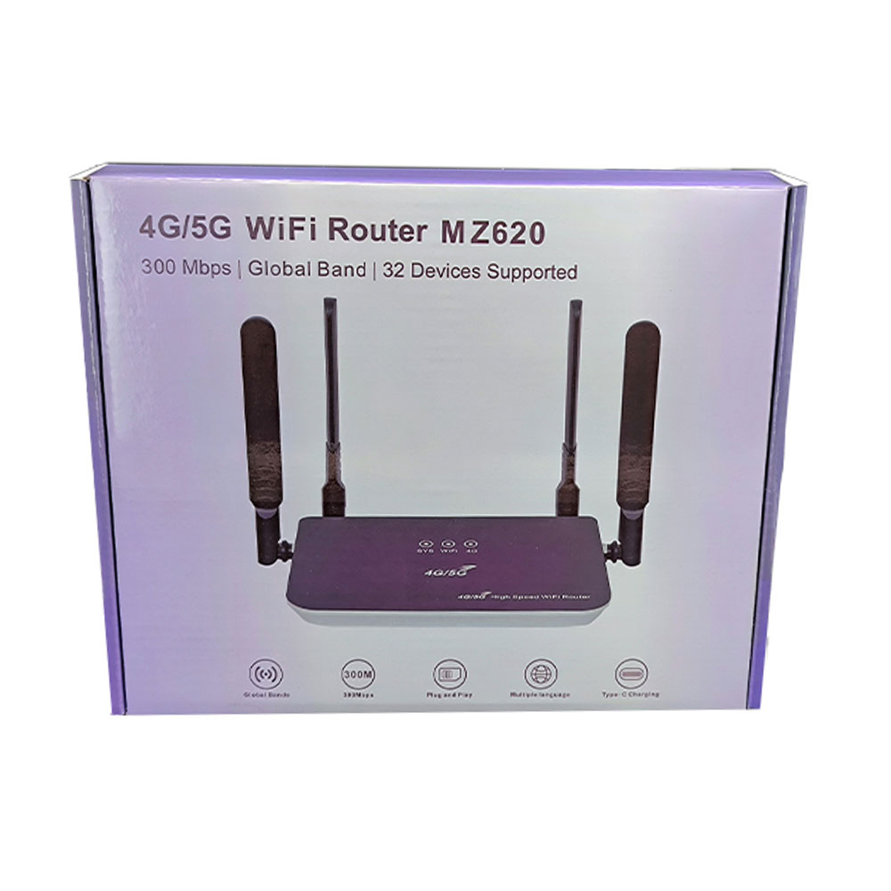 مودم سیم کارتی 4 آنتن 4G-Lte رایمون مدل MZ620