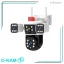 دوربین مینی اسپید دام هوشمند 3 لنز سیم کارتی اوکم مدل O-Kam 849-WP-4-4G