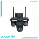 دوربین مینی اسپید دام 3 لنز سیم کارتی با 10x زوم اپتیکال O-Kam مدل 871B-WP-4-4G