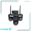 دوربین مینی اسپید دام 3 لنز سیم کارتی با 10x زوم اپتیکال O-Kam مدل 871B-WP-4-4G