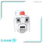 دوربین مینی اسپید دام هوشمند سه لنز وای فای O-Kam مدل SD2-WiFi