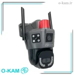 دوربین مینی اسپید دام هوشمند 2 لنز سیم کارتی اوکم مدل O-Kam SD5G-4G