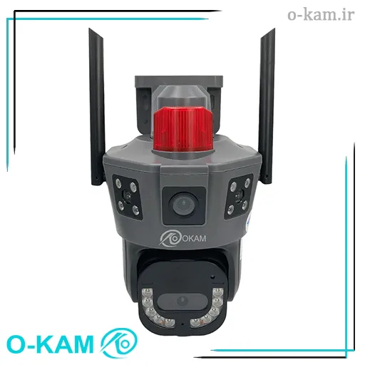 دوربین مینی اسپید دام هوشمند 2 لنز سیم کارتی اوکم مدل O-Kam SD5G-4G