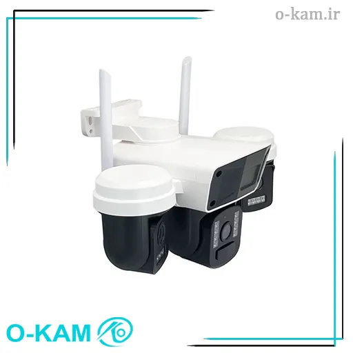 دوربین مینی اسپید دام هوشمند 3 لنز سولار سیم کارتی اوکم مدل O-Kam TL1