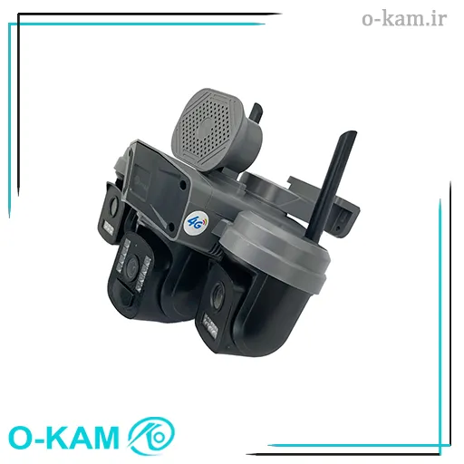 دوربین مینی اسپید دام هوشمند 3 لنز سولار سیم کارتی اوکم مدل O-Kam TL1-G