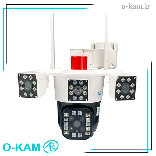 دوربین مینی اسپید دام هوشمند 3 لنز سیم کارتی اوکم مدل O-Kam X3-4G