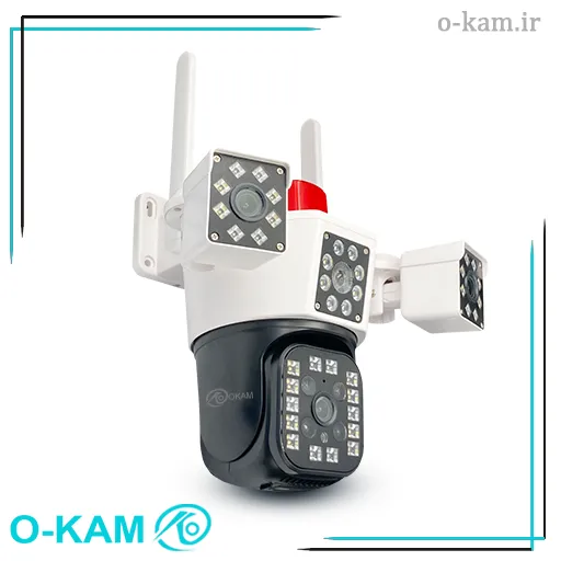 دوربین مینی اسپید دام هوشمند 3 لنز سیم کارتی اوکم مدل O-Kam X3-4G