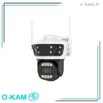 دوربین مینی اسپید دام هوشمند 3 لنز سیم کارتی اوکم مدل O-Kam 855A-WP-4-4G