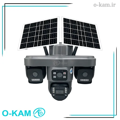 دوربین مینی اسپید دام هوشمند 4 لنز سولار سیم کارتی با تکنولوژی AOV مدل O-Kam TA4