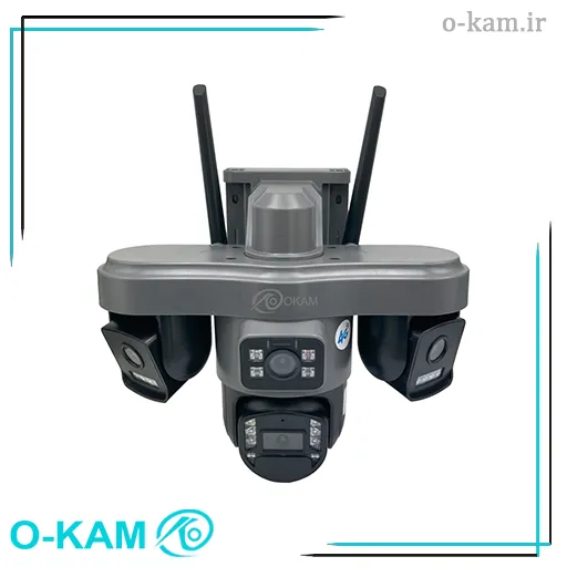 دوربین مینی اسپید دام هوشمند 4 لنز سولار سیم کارتی با تکنولوژی AOV مدل O-Kam TA4