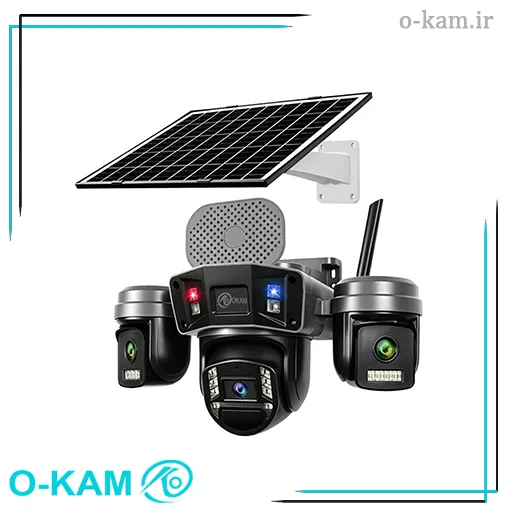 دوربین مینی اسپید دام 3 لنز سولار سیم کارتی اوکم مدل O-Kam TL4A
