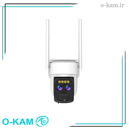 دوربین مینی اسپید دام هوشمند سولار وای فای 10x زوم اوکم مدل O-Kam TP2